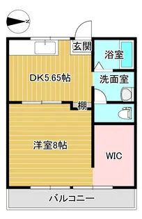 城北ハイツ【2階】の間取り