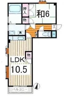 第三高好マンション【3階】の間取り