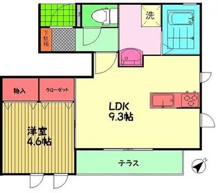 メルヴェーユ・ウィット町田【1階】の間取り
