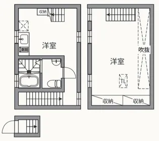 コミチテラス大岡山の間取り
