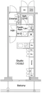 コンフォリア北参道【14階】の間取り