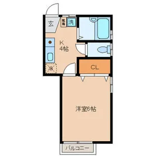 ジプソフィラ【2階】の間取り