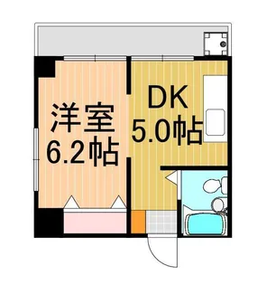 ピカイヤ千住桜木【5階】の間取り