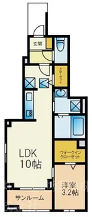 ラメゾン385【1階】の間取り