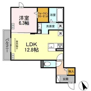 静岡県浜松市中央区鴨江2【アパート】の間取り