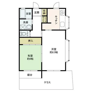 コンステレーション鵠沼【1階】の間取り
