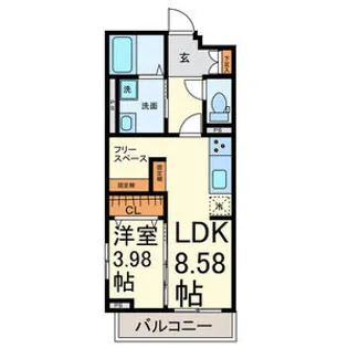 Raffine Tokiwa【2階】の間取り