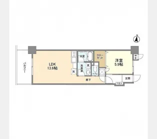 レリーフ美しが丘【1階】の間取り