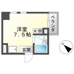 スタジオ12【3階】の間取り