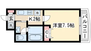 ルミエール新大阪(東中島)【8階】の間取り