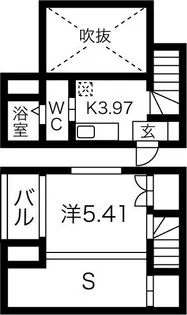 ヒューマンスクエア大館町【1階】の間取り