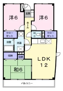 ジャン・ピュールI番館【4階】の間取り