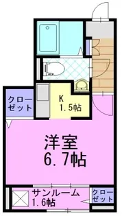 アルファ・グランデ【1階】の間取り