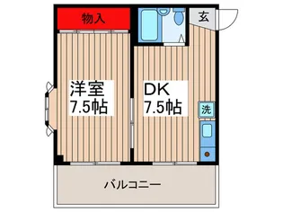 アサヒビル【4階】の間取り