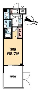 LUMEED中村北【1階】の間取り