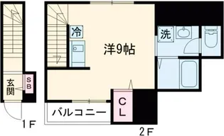 エスポワール B棟【2階】の間取り
