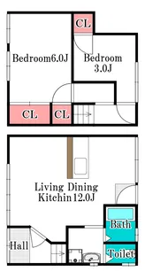 岡山県岡山市南区福富東2【一戸建】の間取り