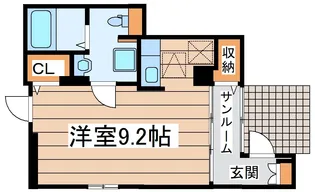 メゾン メルヴェーユII【1階】の間取り
