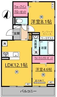ルーナII【3階】の間取り