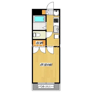 第6コーポマキ【2階】の間取り