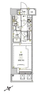 セジョリ押上イースト【4階】の間取り