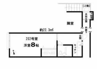池田荘【2階】の間取り