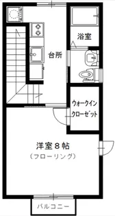 オードリー【2階】の間取り