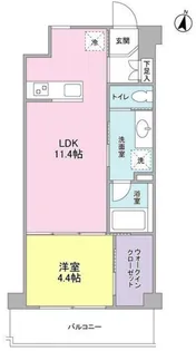 ディアレンス高島台【5階】の間取り