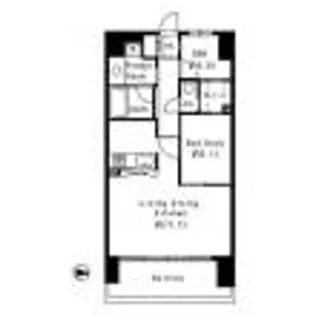 パークキューブ東品川【2階】の間取り