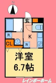 東京都葛飾区東堀切2【アパート】の間取り