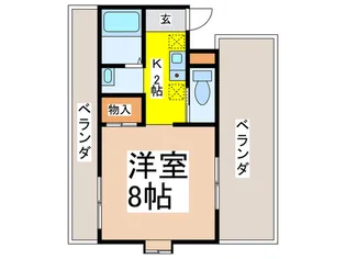 コーラルハイツ宮前【3階】の間取り