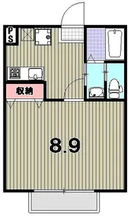 フラッティ一条御前【4階】の間取り