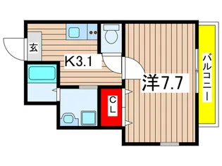 ア-ク小岩WEST【1階】の間取り