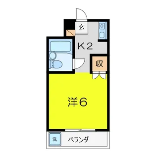 シャトル大恵・F【3階】の間取り