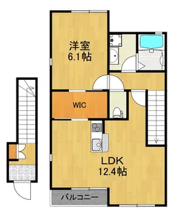 神奈川県横浜市港北区菊名3【アパート】の間取り