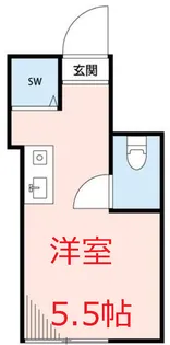 東京都大田区南馬込1【アパート】の間取り