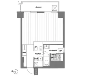 東京都渋谷区桜丘町【マンション】の間取り