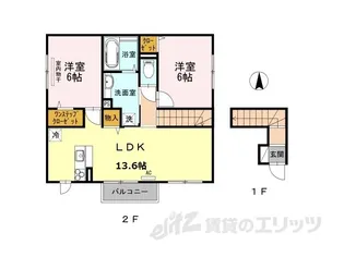 メゾンTN【2階】の間取り