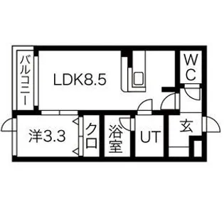 アルトリア【1階】の間取り