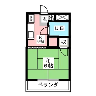 メゾン春光【1階】の間取り