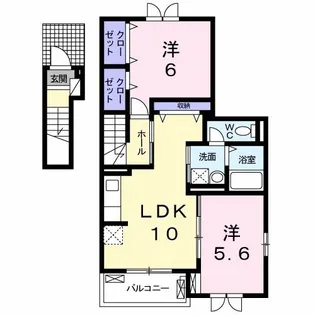 プリマ・リーベ【2階】の間取り