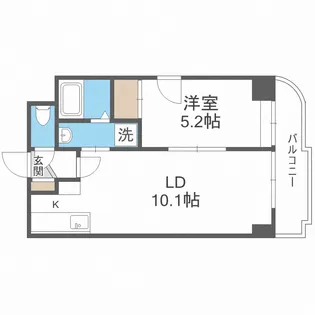 さくらハイツ3【7階】の間取り