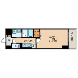 ジュネスIII【1階】の間取り