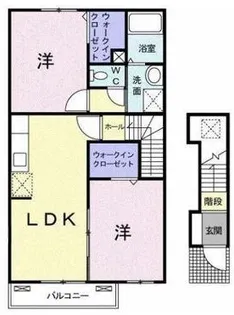 ベルグ29 I【2階】の間取り