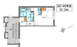 LUORE文京本駒込【3階】の間取り