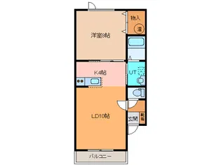 ハッピーライフHIBIKI【2階】の間取り