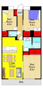 PLENDY東浦和【4階】の間取り