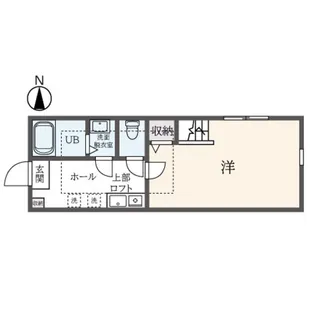 グランツ横浜天王町【1階】の間取り