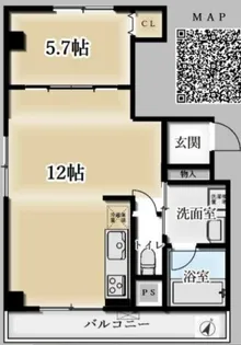 COCOハウス清澄【3階】の間取り