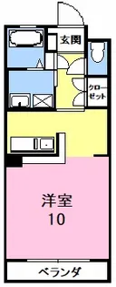 ゼスト井口【1階】の間取り